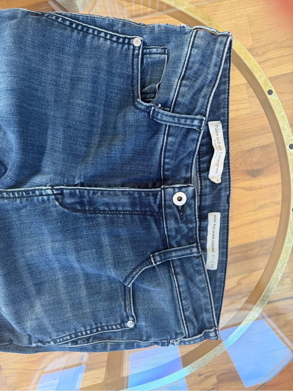 Pilcro High Rise Denim Leggings - Picture 6 of 9